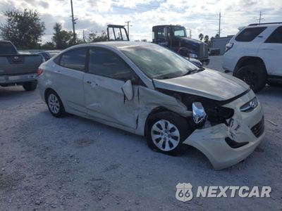 Czwarte zdjęcie samochodu z boku: 2016 HYUNDAI ACCENT SE VIN:KMHCT4AE9GU135272 - miniatura