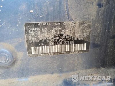 Zdjęcie 13 z 13 samochodu: 2010 SUBARU IMPREZA OUTBACK SPORT VIN:JF1GH6D60AH821391 - miniatura