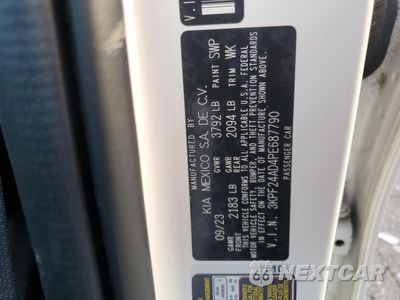 Zdjęcie 13 z 14 samochodu: 2023 KIA FORTE LX VIN:3KPF24AD4PE687790 - miniatura