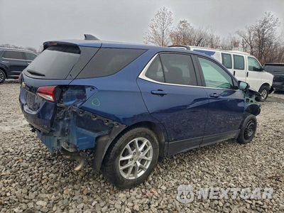Trzecie zdjęcie samochodu z tyłu: 2022 CHEVROLET EQUINOX LT VIN:3GNAXKEV9NL279613 - miniatura