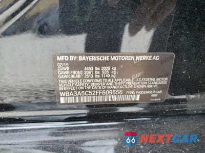 Zdjęcie 12 z 12 samochodu: 2015 BMW 328 I VIN:WBA3A5C52FF609656 - miniatura