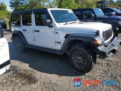 Czwarte zdjęcie samochodu z boku: 2024 JEEP WRANGLER SPORT VIN:1C4PJXKN5RW237039 - miniatura