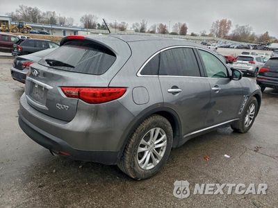 Trzecie zdjęcie samochodu z tyłu: 2017 INFINITI QX70 VIN:JN8CS1MW3HM411445 - miniatura