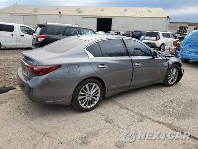 Trzecie zdjęcie samochodu z tyłu: 2019 INFINITI Q50 LUXE VIN:JN1EV7AR3KM593901 - miniatura
