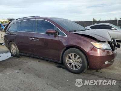 Czwarte zdjęcie samochodu z boku: 2015 HONDA ODYSSEY EXL VIN:5FNRL5H60FB020506 - miniatura