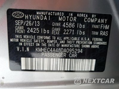 Zdjęcie 12 z 13 samochodu: 2013 HYUNDAI SONATA HYBRID VIN:KMHEC4A48DA095294 - miniatura