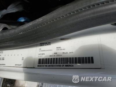 Zdjęcie 10 z 10 samochodu: 2018 INTERNATIONAL 4300 BOX TRUCK VIN:1HTMMMML6JH574514 - miniatura