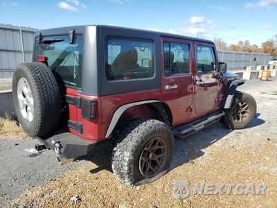 Trzecie zdjęcie samochodu z tyłu: 2012 JEEP WRANGLER UNLIMITED SPORT VIN:1C4BJWDG4CL269055 - miniatura