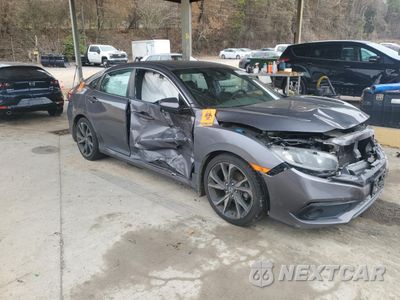 Czwarte zdjęcie samochodu z boku: 2019 HONDA CIVIC SPORT VIN:2HGFC2F86KH558204 - miniatura