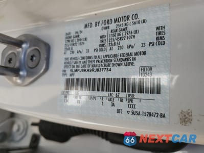 Zdjęcie 13 z 16 samochodu: 2024 LINCOLN NAUTILUS RESERVE VIN:5LMPJ8KA9RJ837734 - miniatura