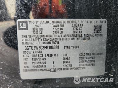 Zdjęcie 12 z 13 samochodu: 2015 GMC SIERRA K1500 DENALI VIN:3GTU2WEC3FG106030 - miniatura