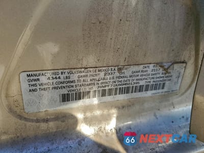 Zdjęcie 13 z 15 samochodu: 2006 VOLKSWAGEN JETTA VALUE VIN:3VWPF71K86M801395 - miniatura