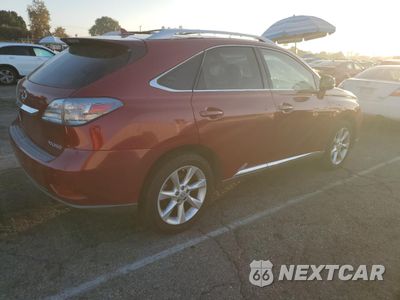 Trzecie zdjęcie samochodu z tyłu: 2010 LEXUS RX 350 VIN:2T2ZK1BA4AC012815 - miniatura