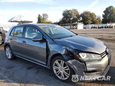 Czwarte zdjęcie samochodu z boku: 2015 VOLKSWAGEN GOLF TDI VIN:3VWRA7AU8FM095294 - miniatura