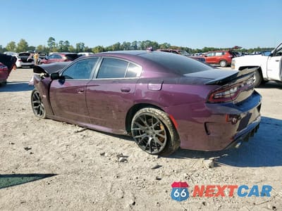 Drugie zdjęcie samochodu z przodu: 2022 DODGE CHARGER SCAT PACK VIN:2C3CDXGJ4NH130573 - miniatura