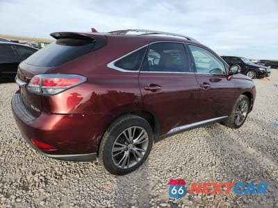 Trzecie zdjęcie samochodu z tyłu: 2013 LEXUS RX 450H VIN:JTJBC1BA9D2450815 - miniatura