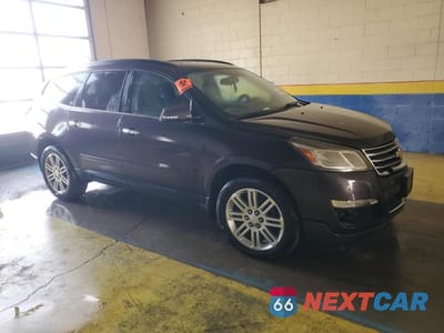 Czwarte zdjęcie samochodu z boku: 2015 CHEVROLET TRAVERSE LT VIN:1GNKRGKD3FJ129190 - miniatura