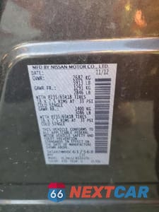 Zdjęcie 13 z 13 samochodu: 2013 NISSAN PATHFINDER S VIN:5N1AR2MMXDC617568 - miniatura