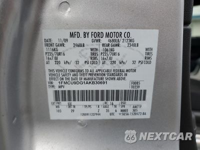 Zdjęcie 13 z 13 samochodu: 2010 FORD ESCAPE XLT VIN:1FMCU9DG1AKB30691 - miniatura