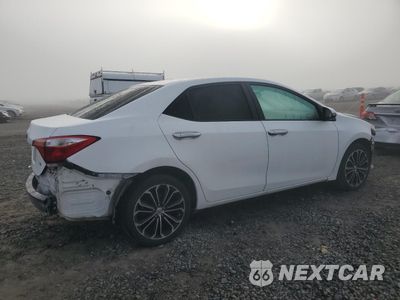 Trzecie zdjęcie samochodu z tyłu: 2014 TOYOTA COROLLA L VIN:5YFBURHE1EP110795 - miniatura
