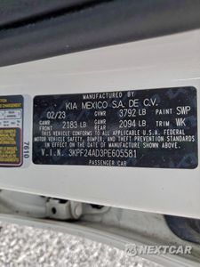 Zdjęcie 12 z 12 samochodu: 2023 KIA FORTE LX VIN:3KPF24AD3PE605581 - miniatura