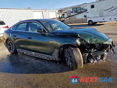 Czwarte zdjęcie samochodu z boku: 2024 BMW I4 EDRIVE 40 VIN:WBY73AW07RFT33632 - miniatura