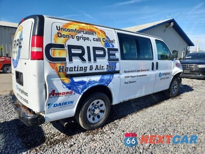 Trzecie zdjęcie samochodu z tyłu: 2012 CHEVROLET EXPRESS G1500 VIN:1GCSGAFX8C1154419 - miniatura