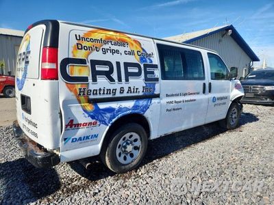 Trzecie zdjęcie samochodu z tyłu: 2012 CHEVROLET EXPRESS G1500 VIN:1GCSGAFX8C1154419 - miniatura