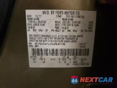 Zdjęcie 13 z 13 samochodu: 2013 FORD EDGE LIMITED VIN:2FMDK4KC4DBB47738 - miniatura