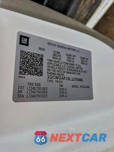 Zdjęcie 13 z 13 samochodu: 2020 CHEVROLET EXPRESS G2 VAN VIN:1GCWGAF19L1270886 - miniatura