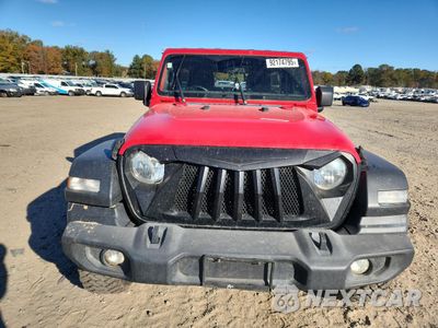 Piąte zdjęcie samochodu w środku: 2021 JEEP WRANGLER UNLIMITED SPORT VIN:1C4HJXKN1MW660472 - miniatura