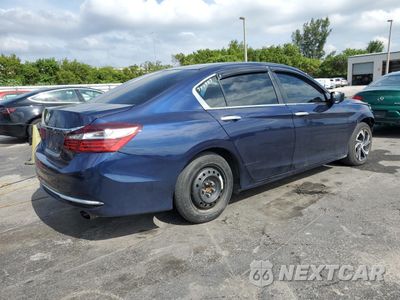 Trzecie zdjęcie samochodu z tyłu: 2016 HONDA ACCORD LX VIN:1HGCR2F39GA209386 - miniatura