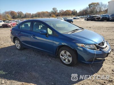 Czwarte zdjęcie samochodu z boku: 2013 HONDA CIVIC LX VIN:2HGFB2F52DH603392 - miniatura