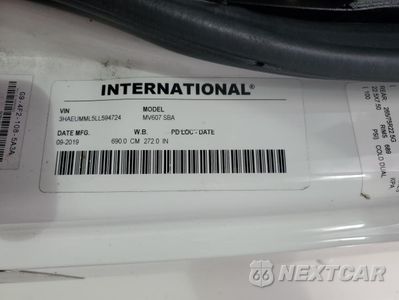 Zdjęcie 10 z 10 samochodu: 2020 INTERNATIONAL MV607 - BOX BED VIN:3HAEUMML5LL594724 - miniatura