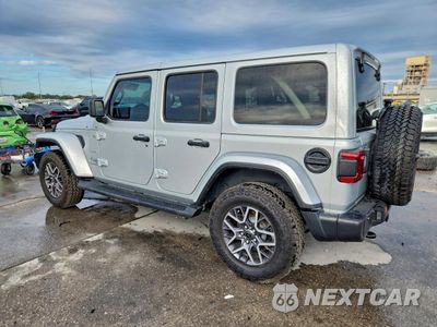 Drugie zdjęcie samochodu z przodu: 2024 JEEP WRANGLER SAHARA VIN:1C4PJXEG2RW280511 - miniatura