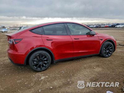 Trzecie zdjęcie samochodu z tyłu: 2021 TESLA MODEL Y VIN:5YJYGDEE4MF184215 - miniatura
