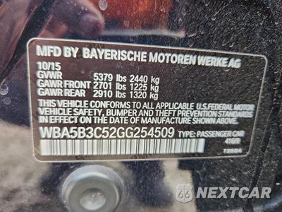 Zdjęcie 12 z 14 samochodu: 2016 BMW 535 XI VIN:WBA5B3C52GG254509 - miniatura