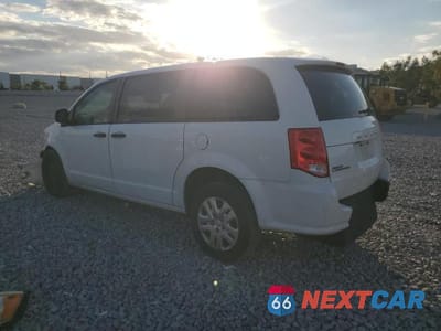 Drugie zdjęcie samochodu z przodu: 2019 DODGE GRAND CARAVAN SE VIN:2C4RDGBG3KR728600 - miniatura