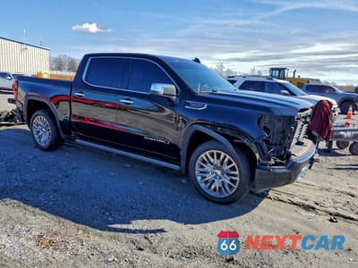 Czwarte zdjęcie samochodu z boku: 2019 GMC SIERRA K1500 DENALI VIN:1GTU9FEL5KZ125491 - miniatura
