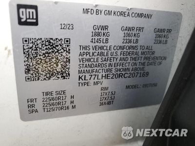 Zdjęcie 13 z 13 samochodu: 2024 CHEVROLET TRAX 1LT VIN:KL77LHE20RC207169 - miniatura