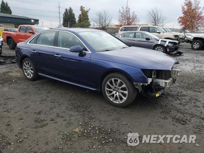 Czwarte zdjęcie samochodu z boku: 2020 AUDI A4 PREMIUM VIN:WAUGMAF48LN003512 - miniatura