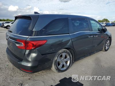 Trzecie zdjęcie samochodu z tyłu: 2020 HONDA ODYSSEY EXL VIN:5FNRL6H72LB027855 - miniatura