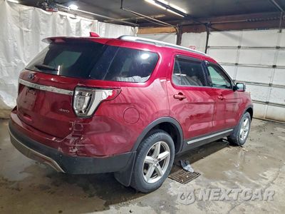 Trzecie zdjęcie samochodu z tyłu: 2017 FORD EXPLORER XLT VIN:1FM5K8D89HGD82302 - miniatura