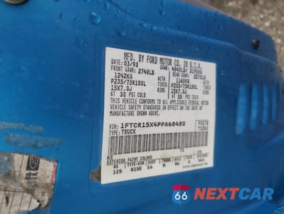 Zdjęcie 12 z 13 samochodu: 1993 FORD RANGER SUPER CAB VIN:1FTCR15X4PPA68480 - miniatura
