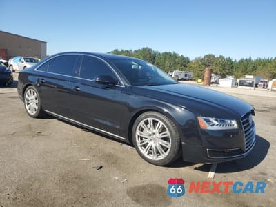 Czwarte zdjęcie samochodu z boku: 2015 AUDI A8 L QUATTRO VIN:WAU3GAFD3FN000916 - miniatura