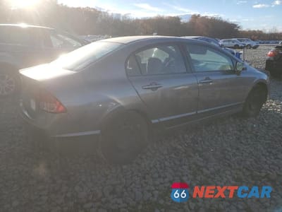 Trzecie zdjęcie samochodu z tyłu: 2007 HONDA CIVIC LX VIN:2HGFA16567H307678 - miniatura