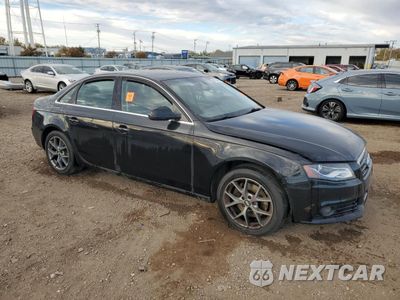Czwarte zdjęcie samochodu z boku: 2012 AUDI A4 PREMIUM VIN:WAUBFAFL4CN013045 - miniatura