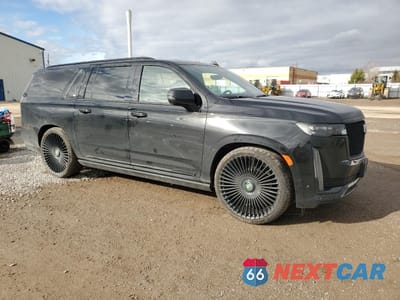 Czwarte zdjęcie samochodu z boku: 2022 CADILLAC ESCALADE ESV SPORT PLATINUM VIN:1GYS4RKL9NR139792 - miniatura