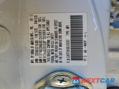 Zdjęcie 12 z 13 samochodu: 2013 HONDA CROSSTOUR EXL VIN:5J6TF2H5XDL005597 - miniatura