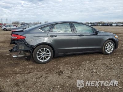 Trzecie zdjęcie samochodu z tyłu: 2020 FORD FUSION SE VIN:3FA6P0HD9LR263451 - miniatura